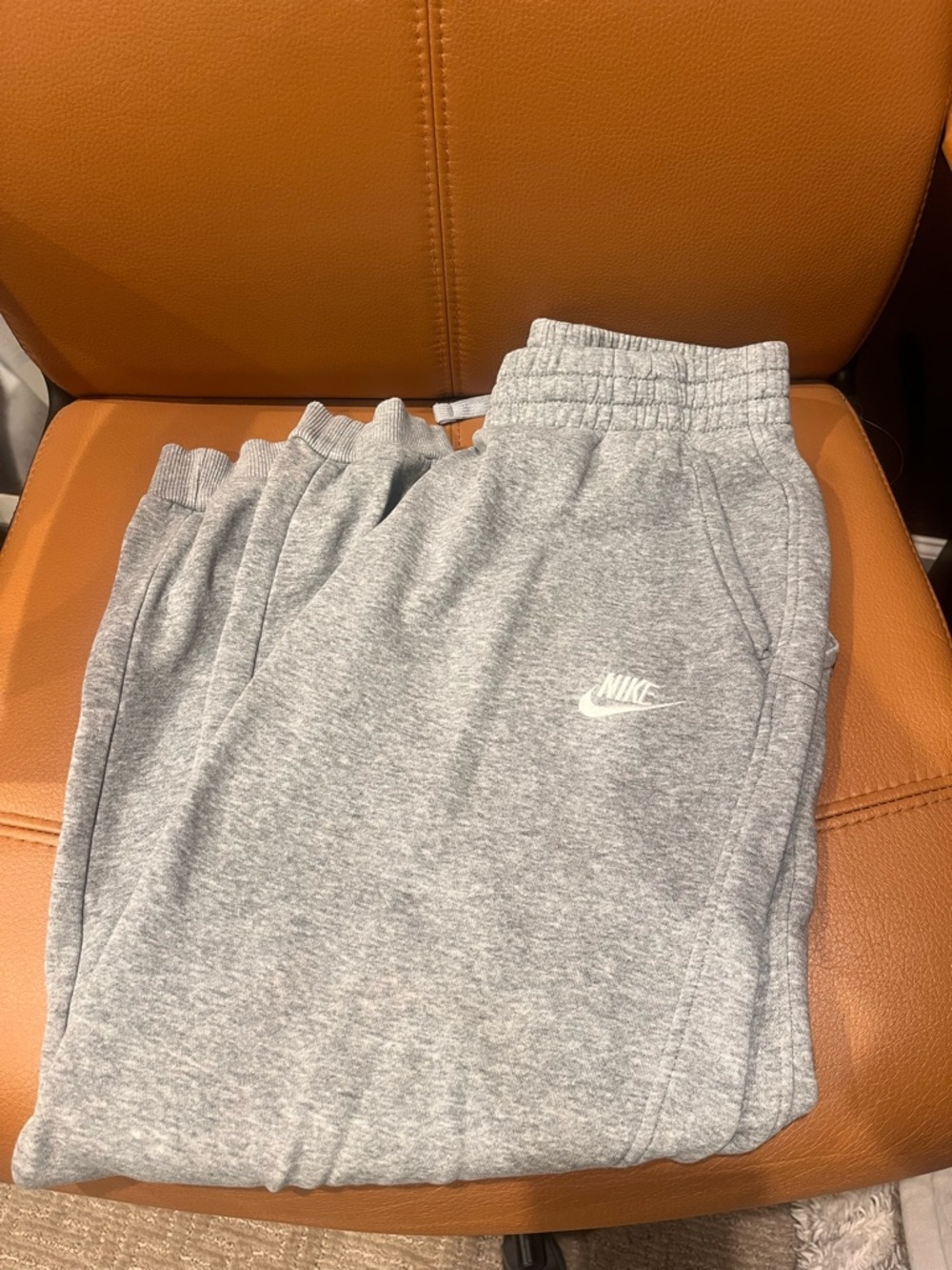 Nike Kids Light Gray Heather Jogger Sweatpants